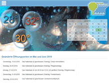 Tablet Screenshot of gartenhallenbad-maichingen.de